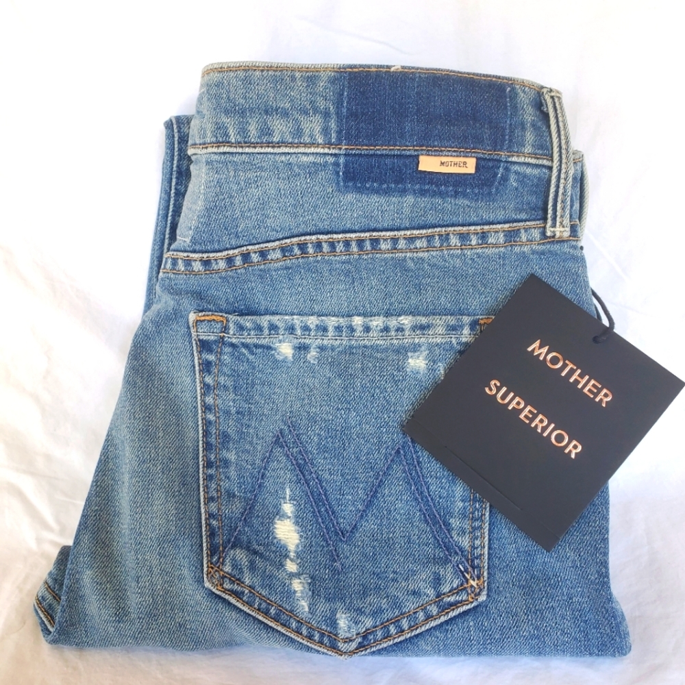 NWT Mother Superior Trickster Jeans 27
